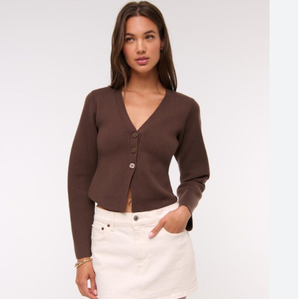 Abercrombie & Fintch - LuxeLoft Rounded Sleeve Cardigan XXS